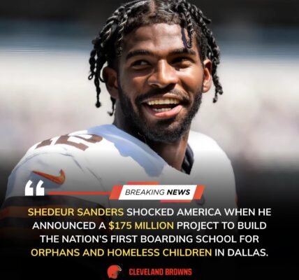 SHEDEUR SANDERS SHOCKS AMERICA: $175 MILLION INITIATIVE TO BUILD THE NATION’S FIRST BOARDING SCHOOL FOR ORPHANS AND HOMELESS YOUTH