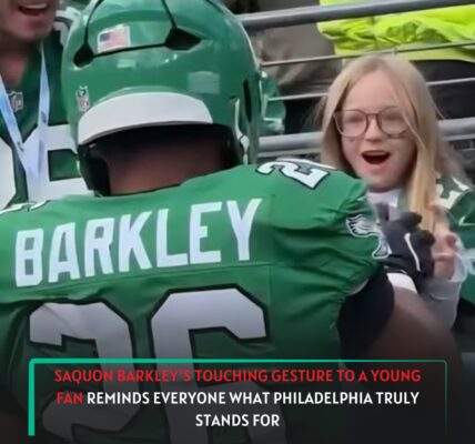 BREAKINGNEWS: Saquon Barkley’s touching gesture to a young fan reminds everyone what Philadelphia truly stands for