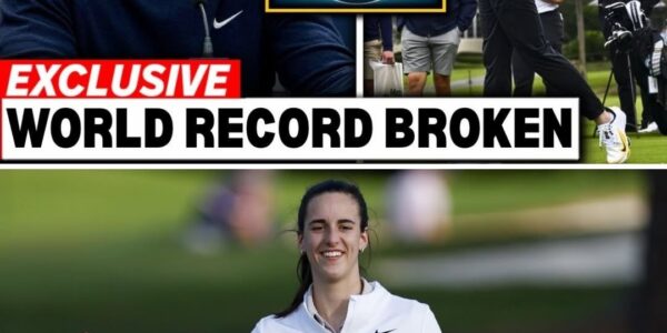 Tiger Woods Left Speechless as Caitlin Clark Shatters Golf World Record, Exposing a "Cold War" of WNBA Silence