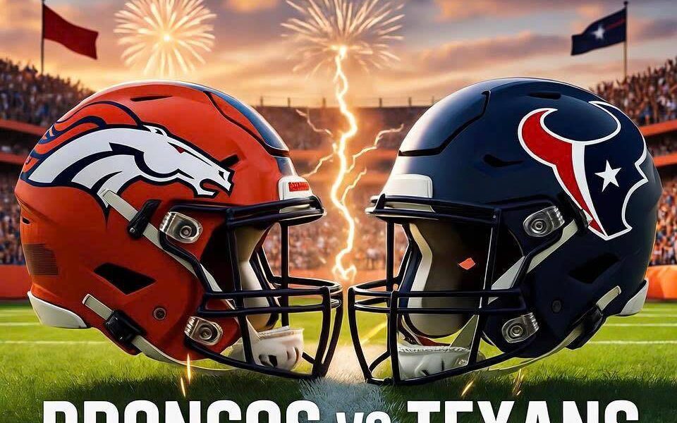 TIME CHANGE UPDATE Due to temporary parking lot repairs at NRG Stadium that may limit parking for fans on both sides, the start time for the Broncos vs. Texans game has been rescheduled to ensure perfect game conditions and fans can feel comfortable arriving on time without traffic worries.