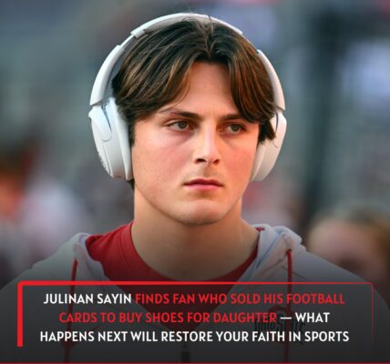 Julinan Sayin finds fan who sold his football cards to buy shoes for daughter — what happens next will restore your faith in sports