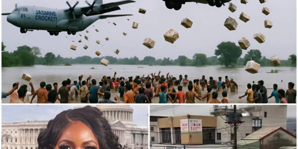 SHOCKING IN TEAR: A PRIVATE PLANE of the Democratic Party, represented by Congresswoman Jasmine Crockett, sent $10 million and 5 tons of food aid to Jamaica to help victims of Hurricane Melissa, the world's strongest hurricane of the year, which caused 'devastating' damage in Jamaica...
