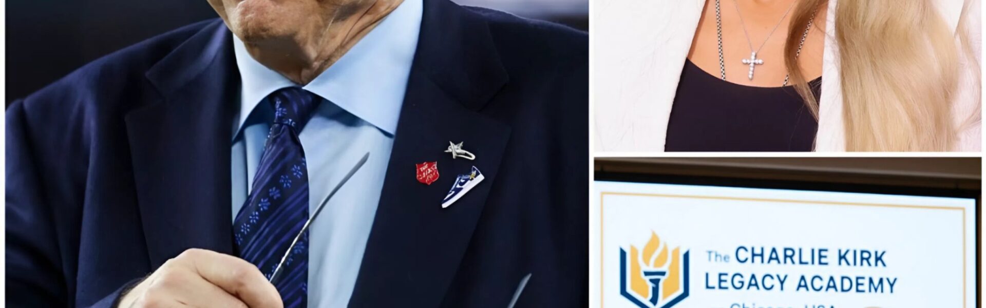 ERIKA KIRK AND JERRY JONES JOIN FORCES TO BUILD $175 MILLION CHARLIE KIRK LEGACY ACADEMY — A HOME OF HOPE FOR ORPHANS AND HOMELESS STUDENTS IN CHICAGO