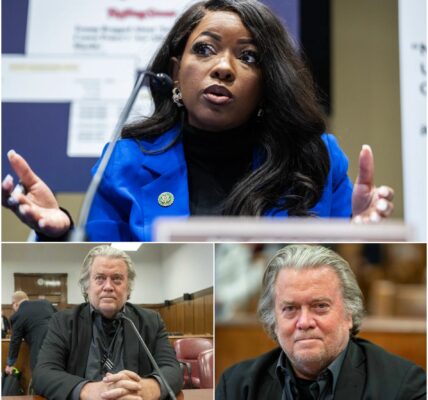 LIVE BREAK: Steve Bannon STUNNED by Jasmine Crockett — One Document Turned the Whole Room Silent