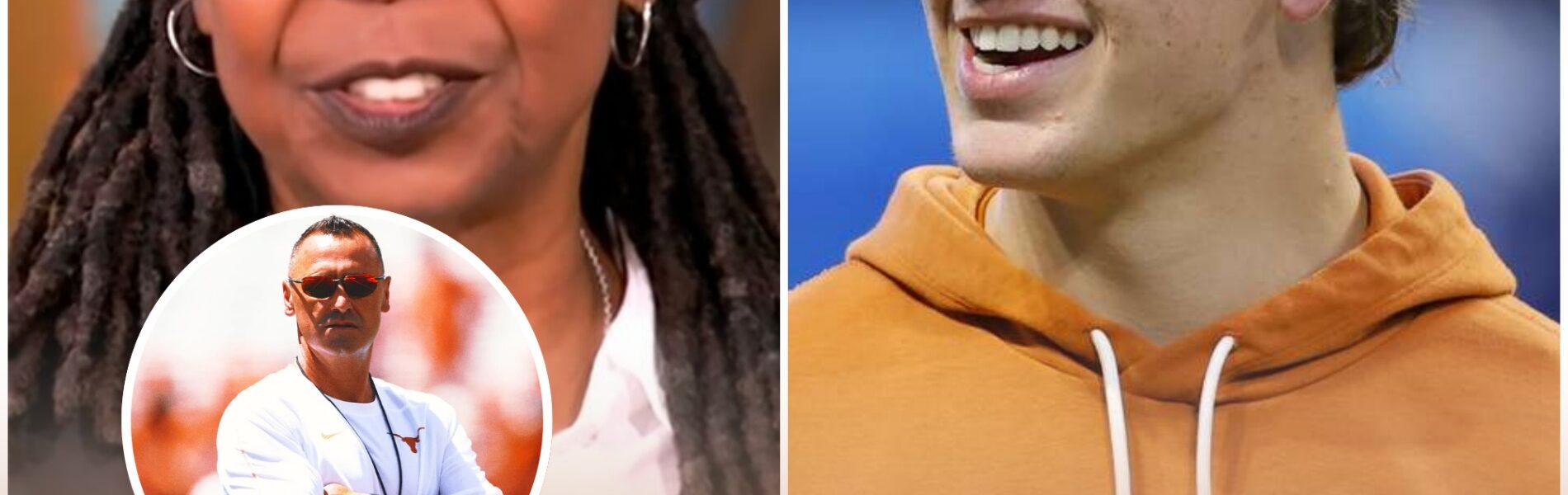 🔥 BREAKING NEWS: LIVE TV SHOW ERUPTS AFTER WHOOPI GOLDBERG’S COMMENT ABOUT ARCH MANNING — TEXAS COACH FIRES BACK IN STUNNING ON-AIR DEFENSE