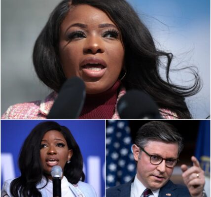 “You can scroll all you want, but you’re going to hear me today” - Jasmine Crockett’s FIERY 5-minute takedown leaves Speaker Mike Johnson frozen as the entire chamber falls silent and staffers rush to contain the fallout