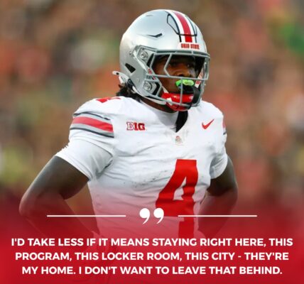 🏈 BREAKING NEWS: JEREMIAH SMITH SHOCKS BUCKEYE NATION WITH EMOTIONAL CONFESSION — “I’D RATHER STAY HOME THAN CHASE THE MONEY.”