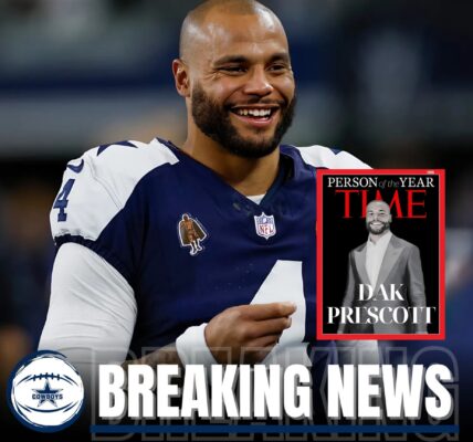 BIG CONGRATULATIONS: Dak Prescott – The Dallas Cowboys’ Unstoppable Leader Named One of TIME’s Top 100 Most Influential Figures in Global Sports
