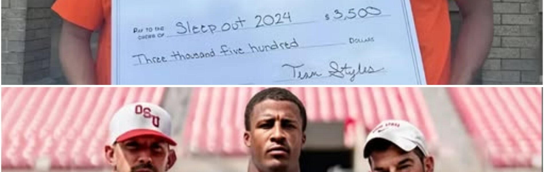 BREAKINGNEWS: Sonny Styles sleeps under the stars — and awakens the soul of college football