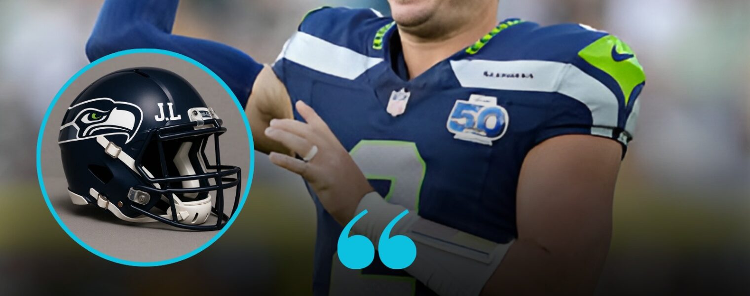 Drew Lock Honors Late Grandfather with Seahawks Helmet Tribute, Inspires Locker Room