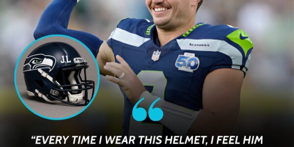 Drew Lock Honors Late Grandfather with Seahawks Helmet Tribute, Inspires Locker Room