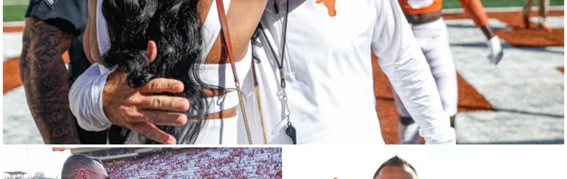 5 MINUTES AGO: “THANK YOU FOR BELIEVING IN MY HUSBAND” – STEVE SARKISIAN’S WIFE BREAKS DOWN, REVEALING THE SECRET BEHIND TEXAS LONGHORNS’ HISTORIC VICTORY!