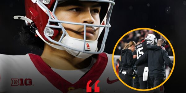 Jayden Maiava Skips USC Celebration to Rush to Dylan Raiola’s Side, Earning Respect Across College Football