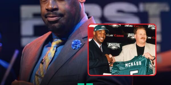 BREAKINGNEWS: Donovan McNabb sells his final NFL game-worn jersey to support a former teammate battling cancer — a gesture that brought the Eagles community to tears