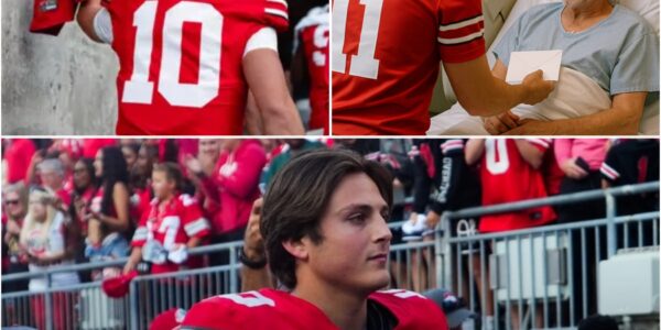 BREAKINGNEWS: Julian Sayin’s heartfelt gesture stuns college football world as the Ohio State star auctions his signed game jersey to help a fan battling cancer