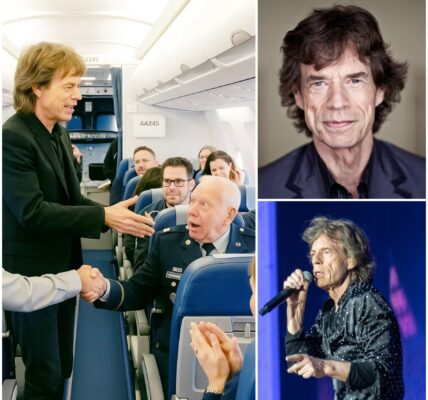 BREAKING: Mick Jagger’s Heartwarming Act of Kindness for U.S. Veteran on Flight AA245 🇺🇸✈️