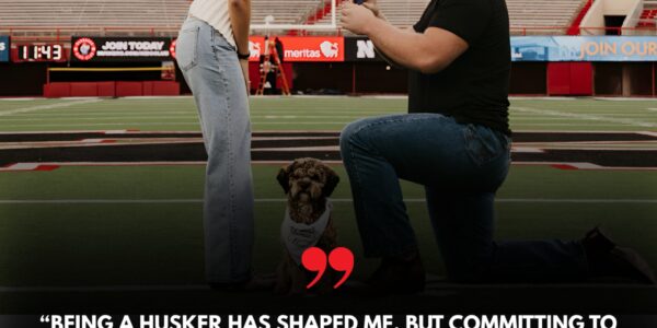 Nebraska’s “Polar Bear” Nash Hutmacher Gets Engaged! 💍