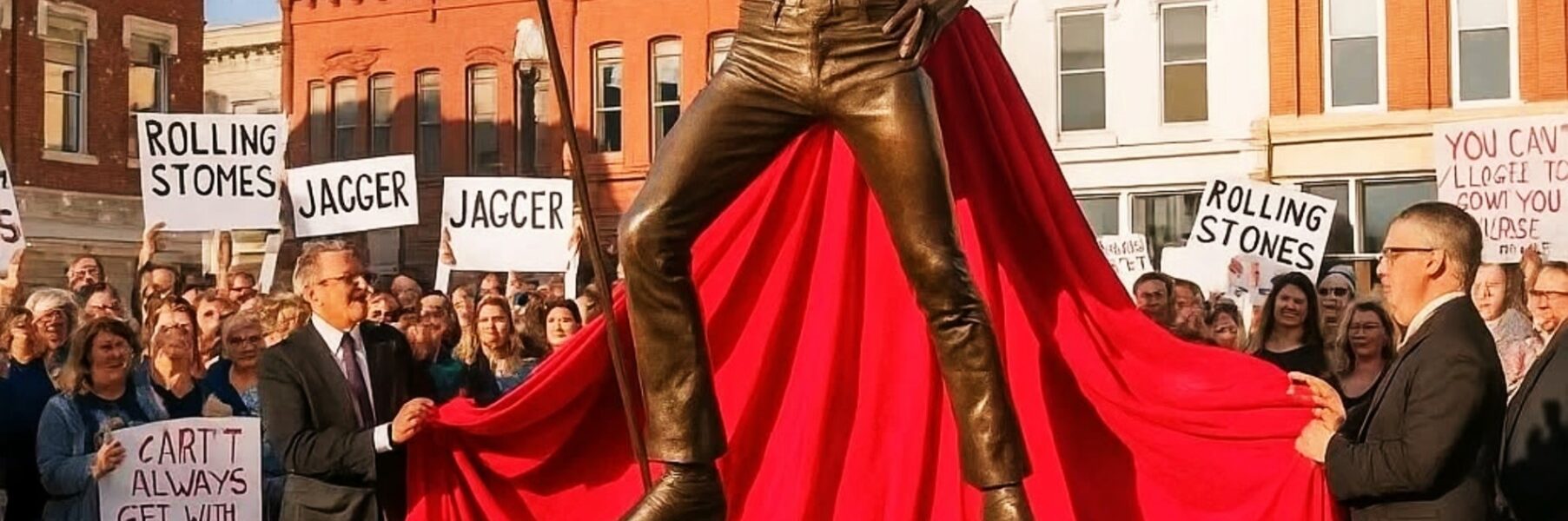 đż BRONZE STATUE OF MICK JAGGER UNVEILED â BUT WHATâS HIDDEN INSIDE HAS THE WORLD TALKING