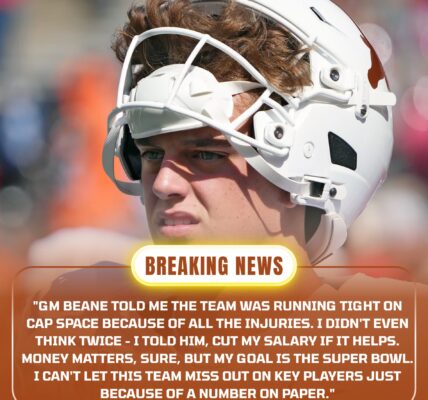 SOURCE: LONGHORNS STAR CORNERBACK TAKES PAY CUT TO HELP TEAM CREATE $1.75 MILLION IN CAP SPACE AHEAD OF TRADE DEADLINE