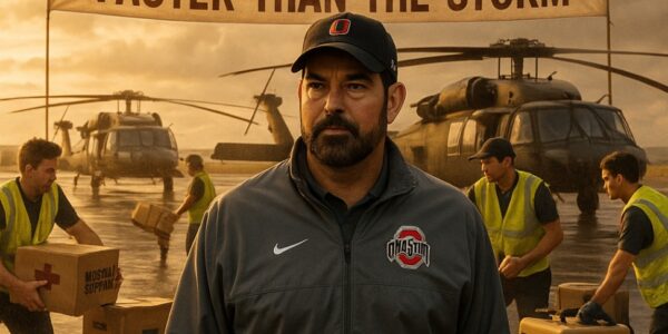 HEARTWARMING: OHIO STATE COACH RYAN DAY SENDS HELICOPTERS LOADED WITH AID TO JAMAICA, DECLARING: “KINDNESS SHOULD TRAVEL FASTER THAN THE STORM.” 🌪️🏈