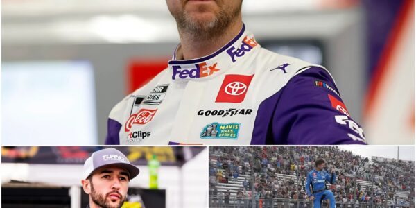 Denny Hamlin shocks NASCAR: “It’s over.” Tearful farewell leaves garage silent — Chase Elliott’s reaction breaks every fan’s heart.