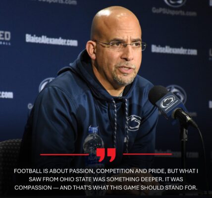 BREAKINGNEWS: Penn State head coach James Franklin stuns the college football world by publicly thanking Ohio State for an act of compassion — and proposes a groundbreaking event that could unite the NCAA