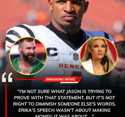Ja’Marr Chase Fires Back at Jason Kelce After He Calls Erika Kirk’s Ole Miss Speech a “Calculated Fundraising Stunt”