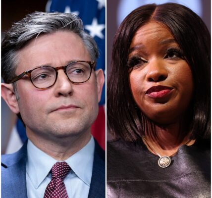 JASMINE CROCKETT SHUTS DOWN SPEAKER MIKE JOHNSON IN A FIERY 5-MINUTE TAKEDOWN THAT LEAVES THE ENTIRE CHAMBER IN SHOCK