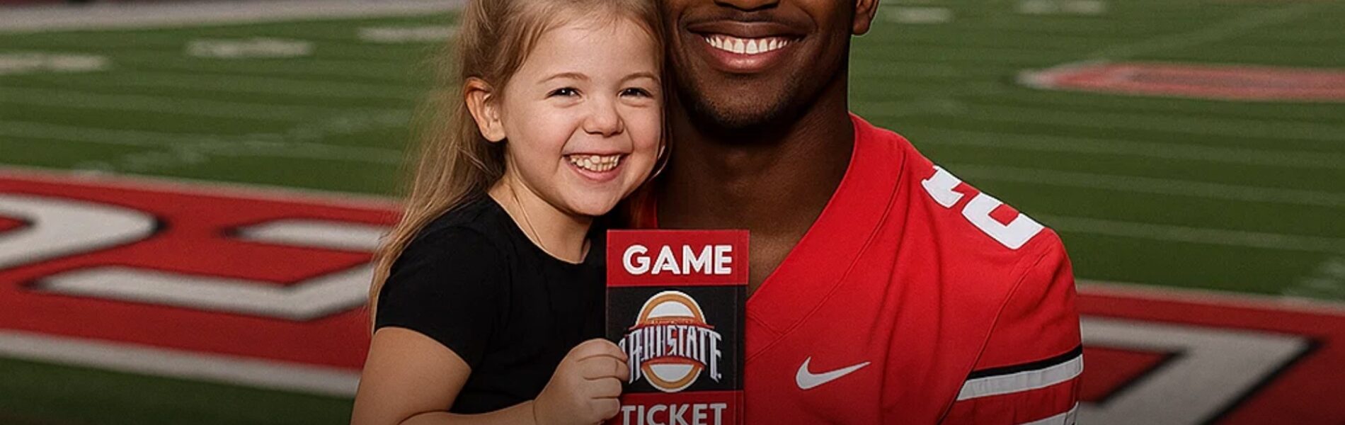 BREAKINGNEWS: A young girl’s 3-year dream comes true — Caleb Downs’ incredible act of kindness brings Ohio Stadium to tears