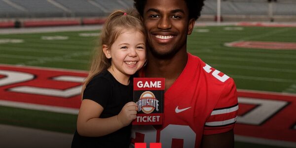 BREAKINGNEWS: A young girl’s 3-year dream comes true — Caleb Downs’ incredible act of kindness brings Ohio Stadium to tears