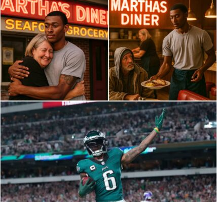 BREAKINGNEWS: DeVonta Smith spends $80,000 to save the grocery store that once fed him for free — and gives 100 meals a day to the homeless