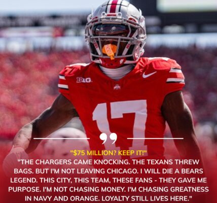 BREAKING NEWS: “$75 Million? NO THANK YOU!” — Carnell Tate Stuns College Football by Turning Down Massive NIL Deals to Stay Loyal to Ohio State: “I’m a Buckeye for Life!”