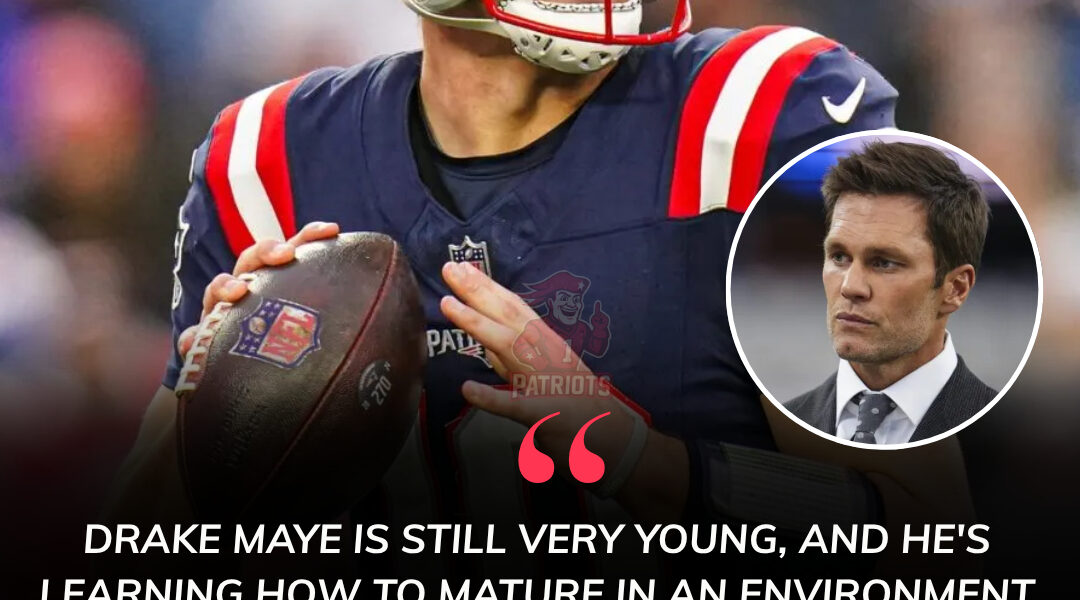 SHOCKING: Tom Brady Steps Up for Drake Maye After Falcons Rout — Rookie QB’s Response Leaves Patriots Nation Stunned