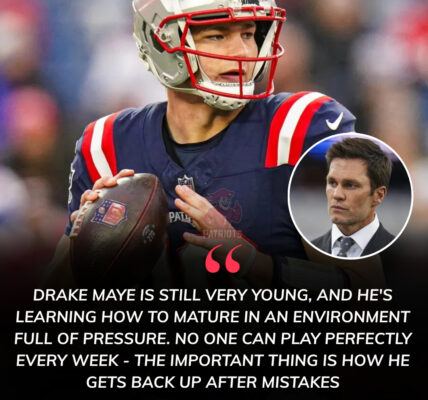 SHOCKING: Tom Brady Steps Up for Drake Maye After Falcons Rout — Rookie QB’s Response Leaves Patriots Nation Stunned