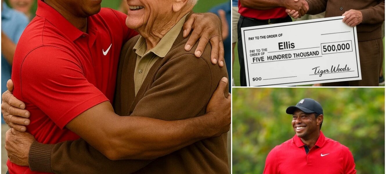 GOOD NEWS🔴 Tiger Woods Tracks Down the Gatekeeper Who Fed Him When He Was a Struggling Teen—And What He Did During His Break at Practice Made Thousands of Fans Cry…