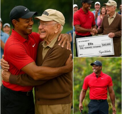 GOOD NEWS🔴 Tiger Woods Tracks Down the Gatekeeper Who Fed Him When He Was a Struggling Teen—And What He Did During His Break at Practice Made Thousands of Fans Cry…