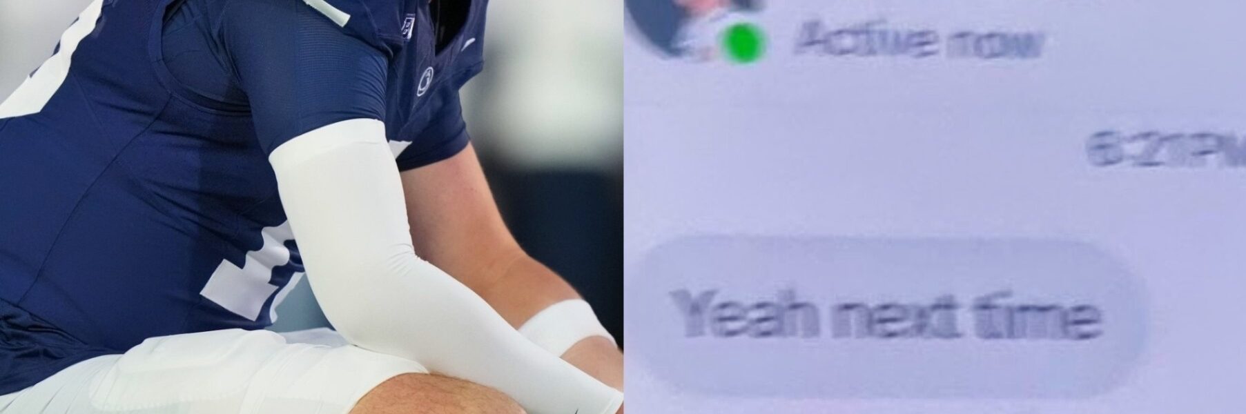 Penn State QB Drew Allar's "Freaky" Snapchat Messages Have Allegedly Been Exposed, And Let's Just Say He "Takes Things Fast" [PHOTO]