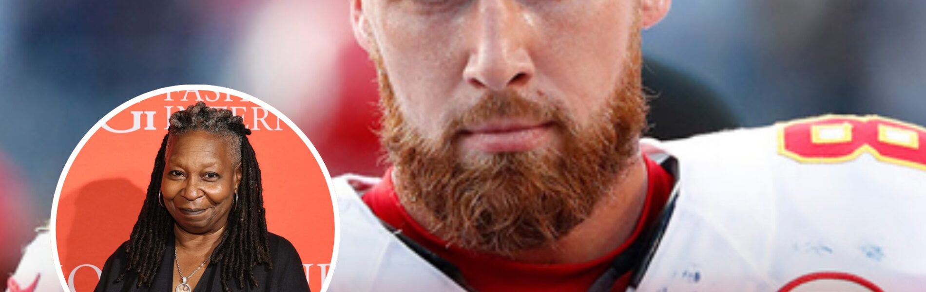 BREAKING NEWS: “HE’S JUST A FOOTBALL PLAYER.” — Whoopi Goldberg’s On-Air Comment Sparks Firestorm After Travis Kelce’s Powerful Response Goes Viral