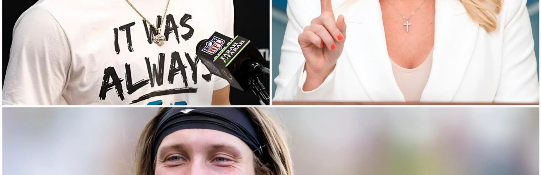 “YOU NEED TO BE SILENT!” — Karoline Leavitt’s tweet against Trevor Lawrence of the Jacksonville Jaguars backfires spectacularly as he reads every word live on TV
