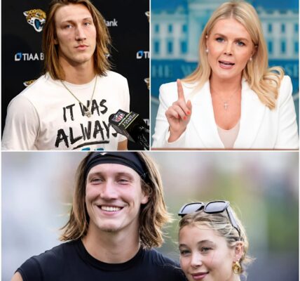 “YOU NEED TO BE SILENT!” — Karoline Leavitt’s tweet against Trevor Lawrence of the Jacksonville Jaguars backfires spectacularly as he reads every word live on TV