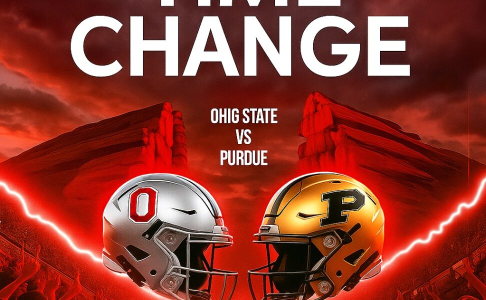 BREAKINGNEWS: Kickoff Time Change Announced For Ohio State vs Purdue Showdown — New Turf, New Energy, And A Fresh Challenge For The Buckeyes