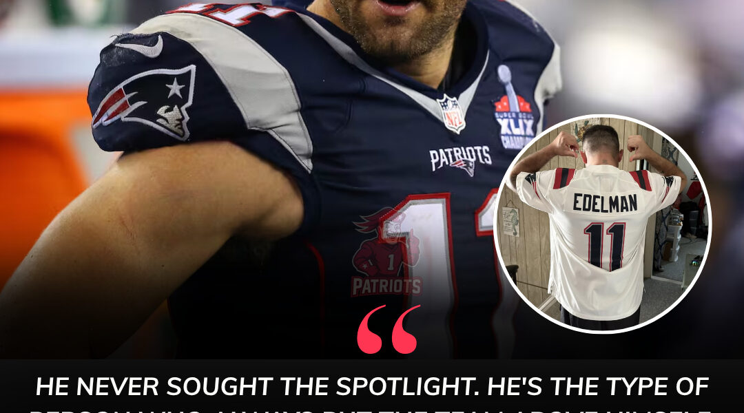 BREAKING: Patriots Legend Julian Edelman Auctions His Final Game Jersey — And What He Reveals About His Silent Teammate Battling Parkinson’s Will Leave You Speechless