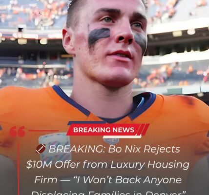 In an era when professional athletes are often judged by the size of their contracts and the flashiness of their endorsements, Bo Nix just made a statement that money can’t buy…