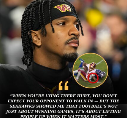 A Gesture Beyond the Game: Seahawks Star Visits Injured Jayden Daniels