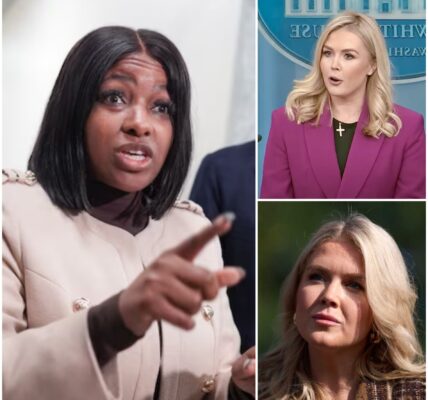 “YOU NEED TO BE SILENT!” — Karoline Leavitt’s Tweet Against Jasmine Crockett Backfires Spectacularly as She Reads Every Word on Live TV, Turning the Nation’s Eyes and Leaving the Studio in Absolute Silence!!