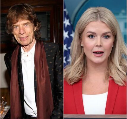 “YOU NEED TO BE SILENT!” — Karoline Leavitt’s Tweet Against Mick Jagger Backfires Spectacularly as He Reads Every Word on Live TV, Leaving the Studio in Absolute Silence