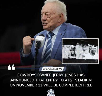 💙🏈 Jerry Jones Opens AT&T Stadium to Honor Marshawn Kneeland — “Family Doesn’t Need a Ticket to Say Goodbye.”