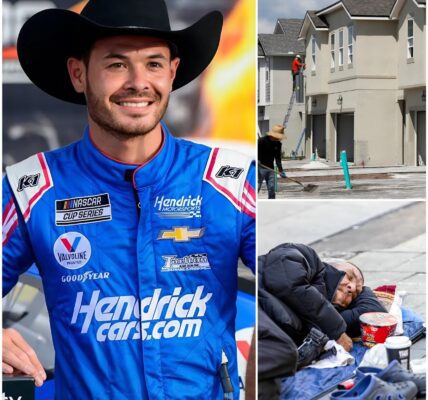 GOOD PEOPLE, GOOD DEEDS🔴Kyle Larson decided to donate all of his championship bonus to support the homeless and build homes for veterans in need. Not stopping there, he also surprised the entire NASCAR world by doing an extremely meaningful act for Nascar fans.