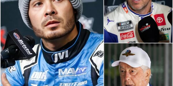 Roger Penske Just DROPPED the HAMMER on NASCAR Star Denny Hamlin after his accusation to Illegal Kyle Larson’s Win Race!