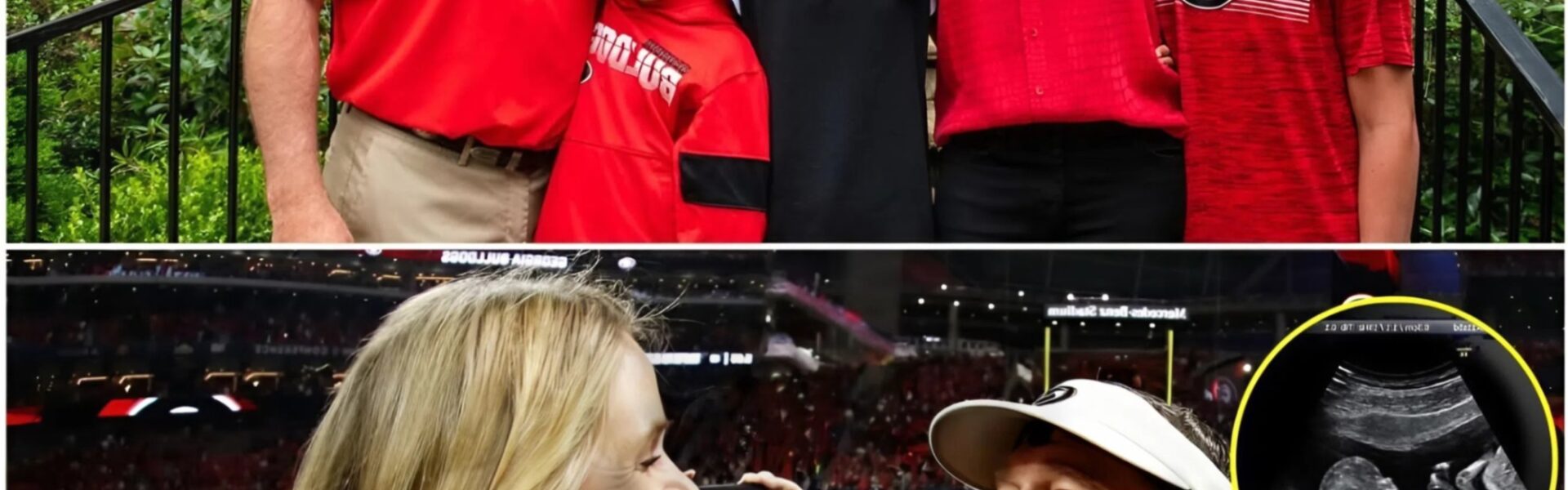 Congratulations: Georgia Bulldogs head coach Kirby Ѕmart has shared the joyful news that his wife is currently nine weeks pregnant, and the couple is expecting their fourth child